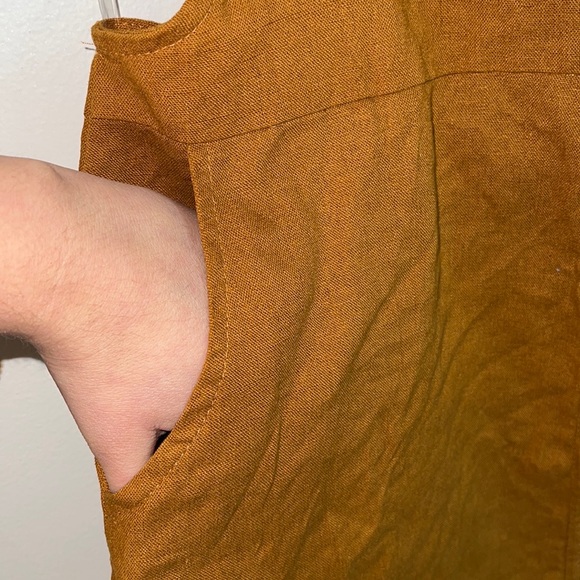 Heart Hips-(Pullover-All) CorduroyJersey Pinafore Dress w/Pocket-Large NWT - Picture 14 of 15